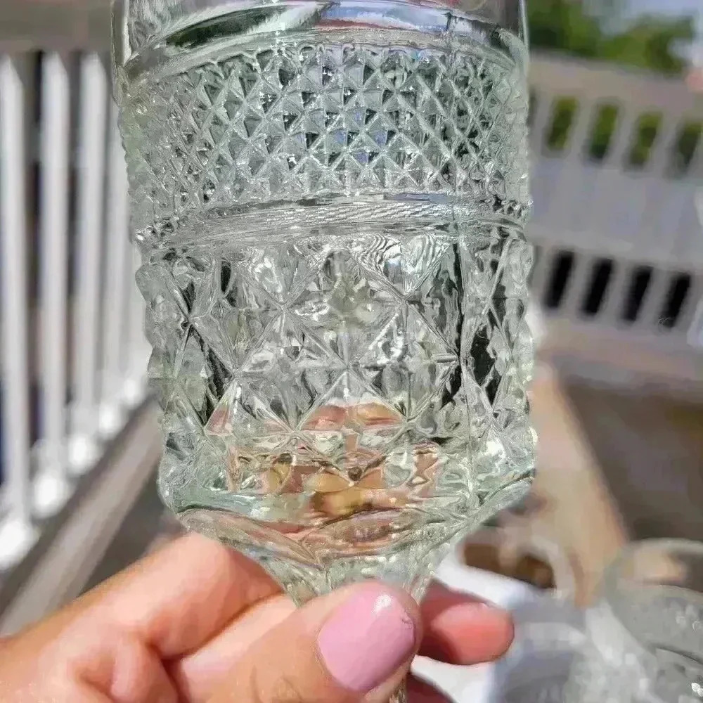 Vintage Set of 3 Wexford Anchor Pressed Glass from 1967 to 1998 Like New - Picture 15 of 16